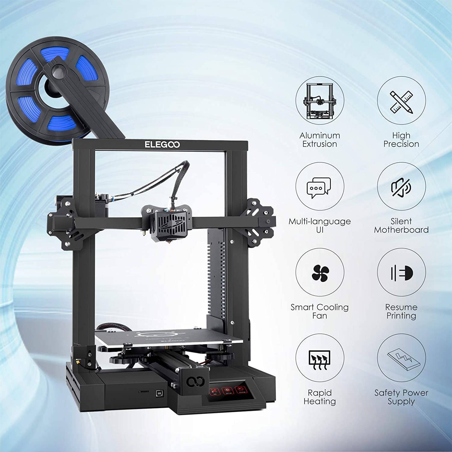ELEGOO 3D Printer Neptune 2 FDM 3D Printer